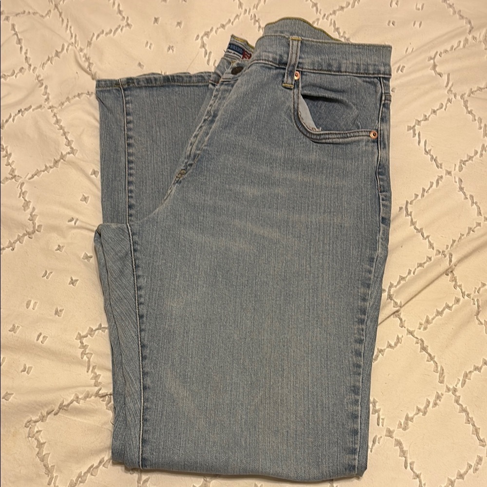 Old Navy Women's Boot Cut Jeans - Light Blue-Size 18